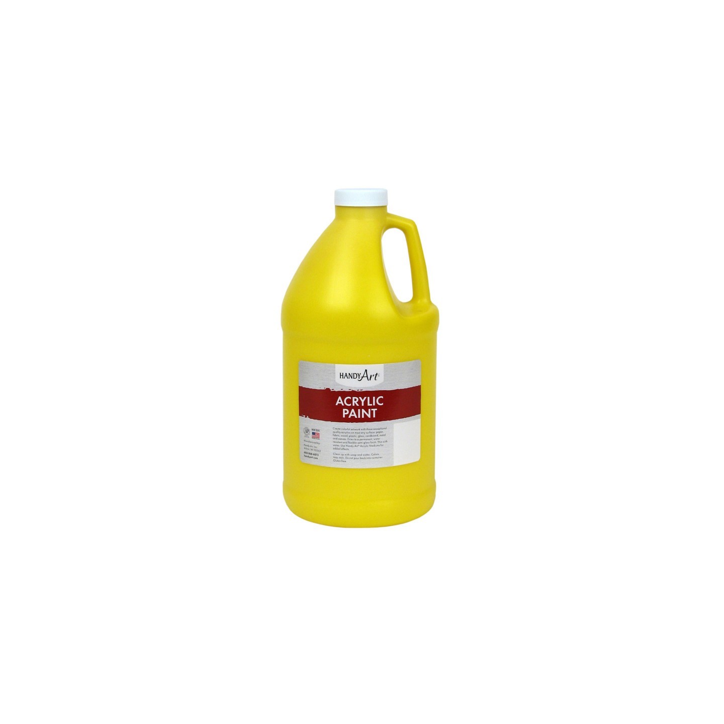 Handy Art® Acrylic Paint Half Gallon, Chrome Yellow