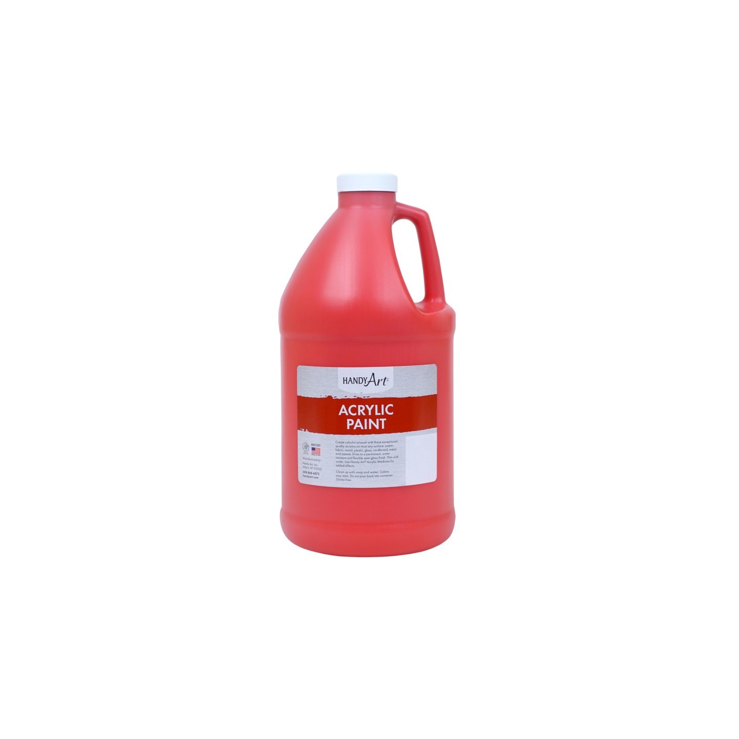 Handy Art® Acrylic Paint Half Gallon, Vermilion