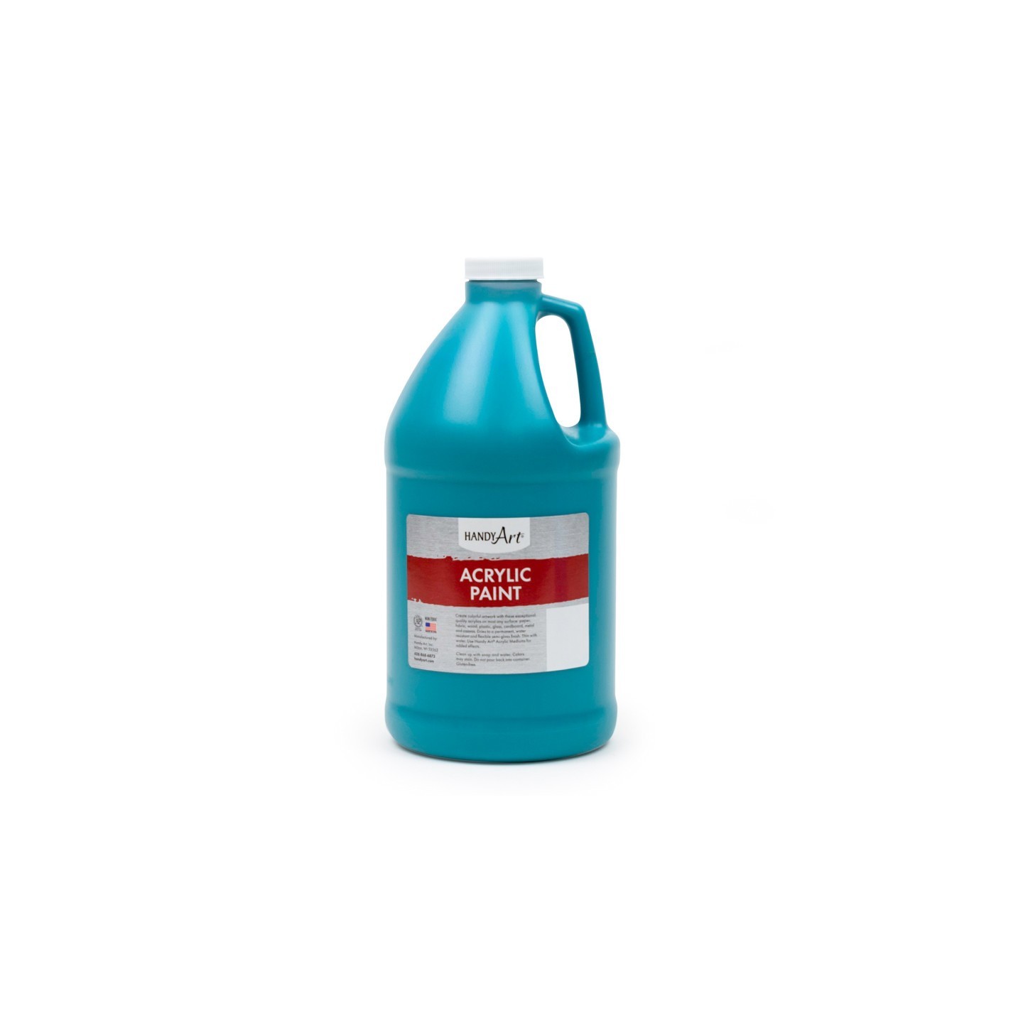 Handy Art® Acrylic Paint Half Gallon, Turquoise