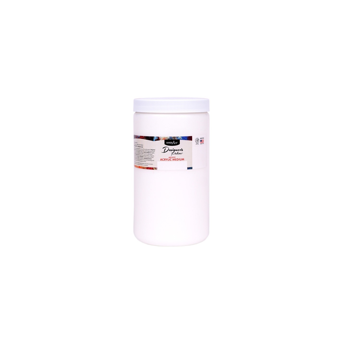 Handy Art® Designer's Palette Artists' Acrylic Medium, Gloss, 32 oz