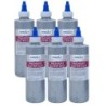 Handy Art® Washable Glitter Glue, 8 oz., Silver, Pack of 6