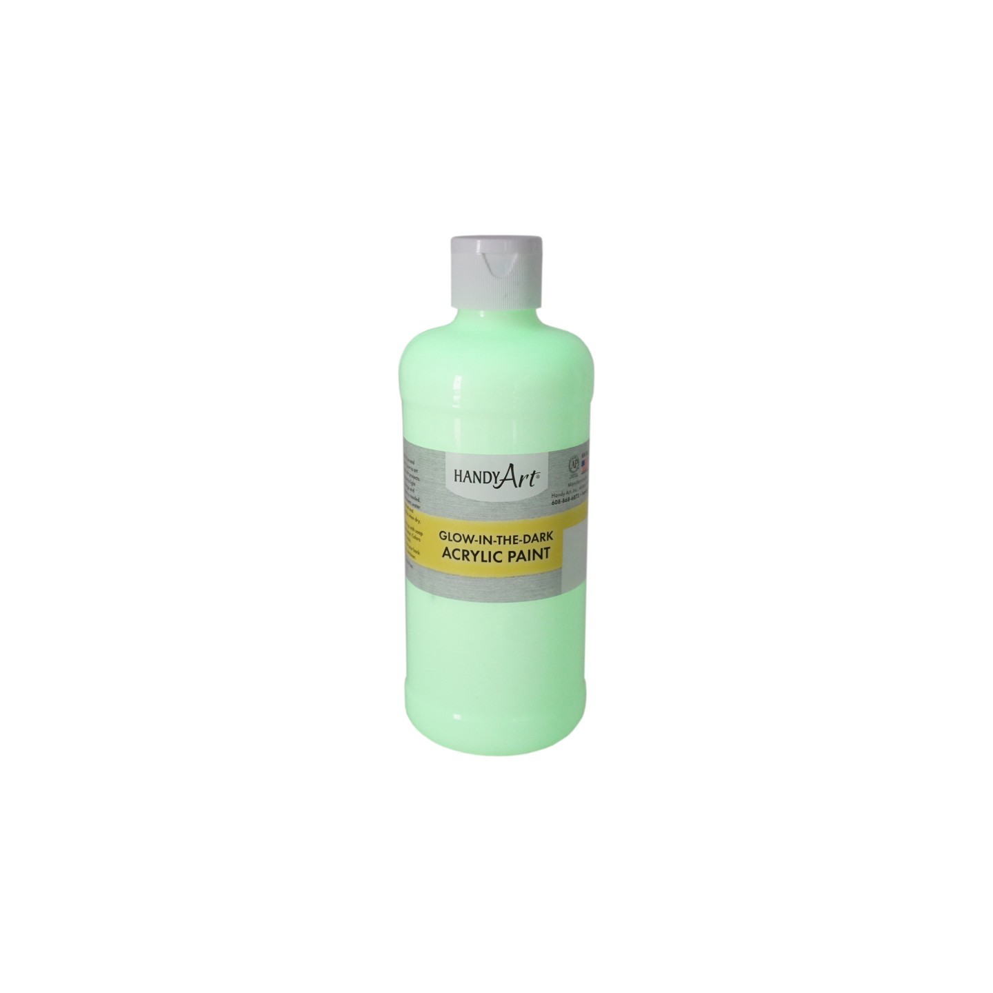 Handy Art® Glow-in-the-Dark Acrylic Paint 16 oz., Clear Glow