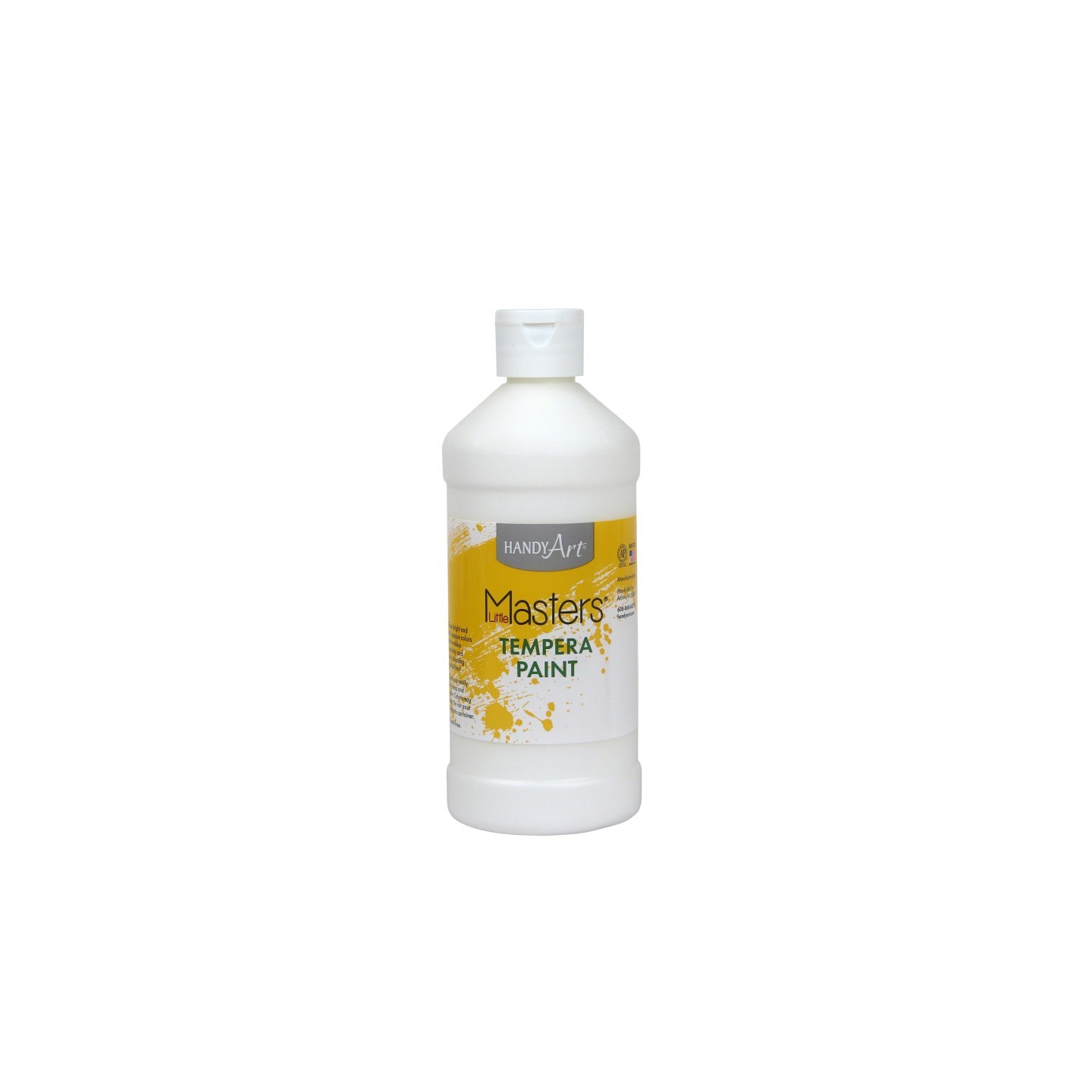 Handy Art® Little Masters® Tempera Paint, White, 16 oz.