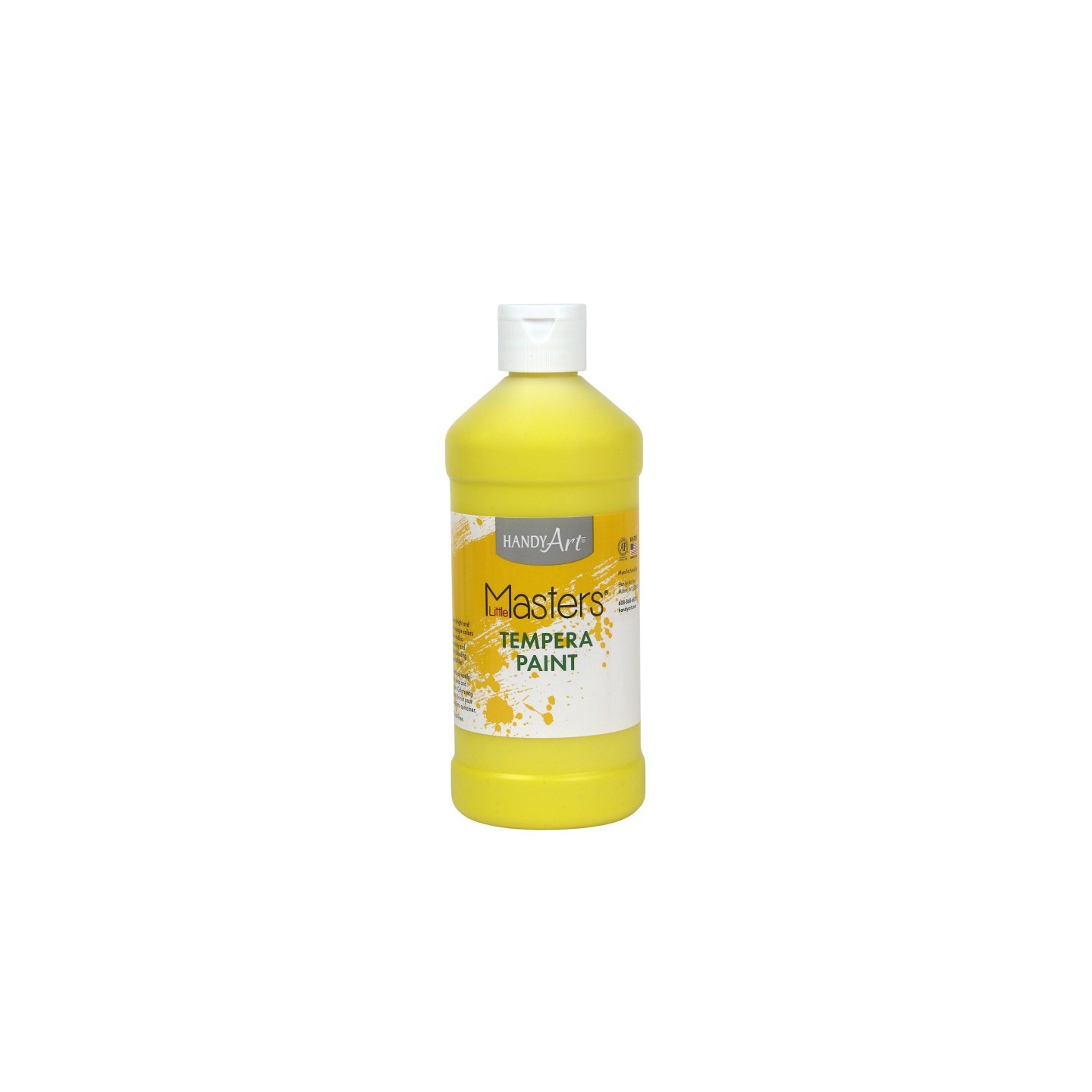 Handy Art® Little Masters® Tempera Paint, Yellow, 16 oz.