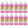 Handy Art® Little Masters® Tempera Paint, Pink, 16 oz., Pack of 12