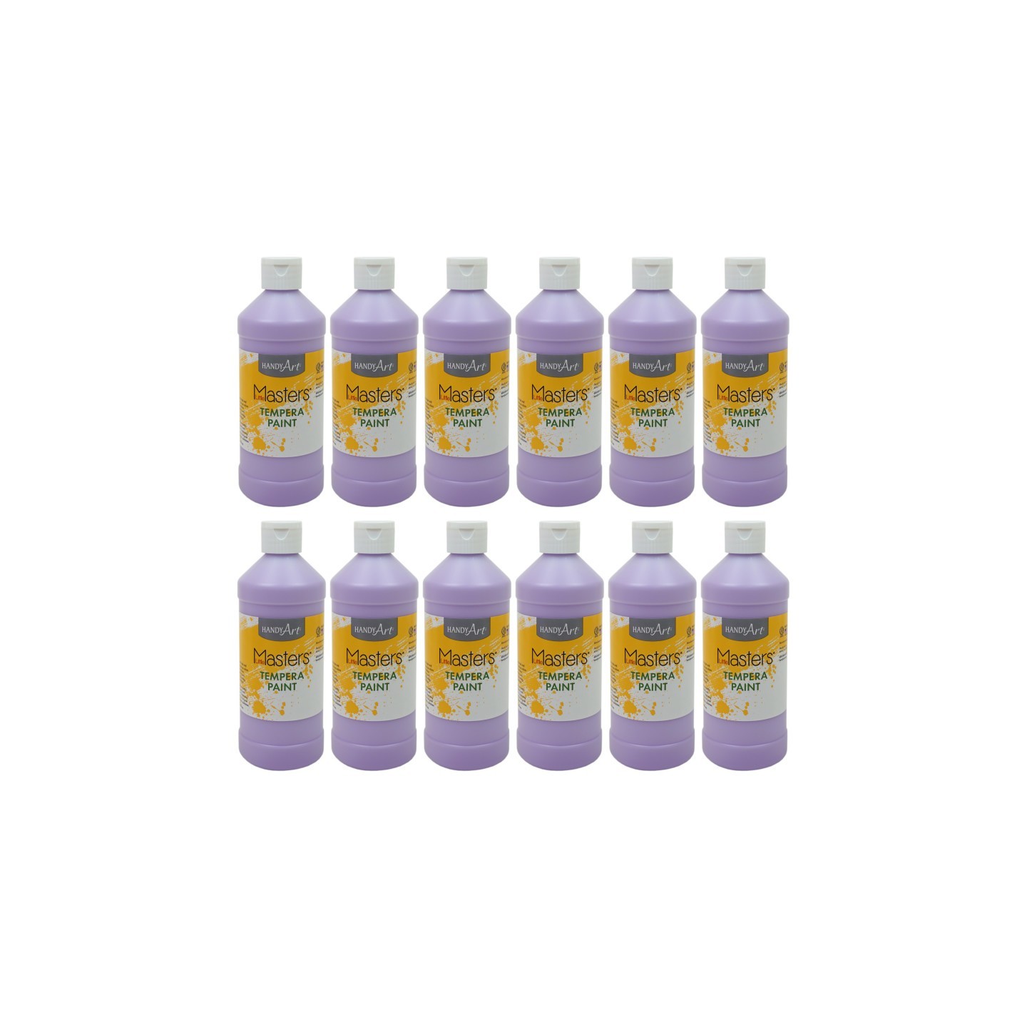Handy Art® Little Masters® Tempera Paint 16 oz., Light Purple, Pack of 12