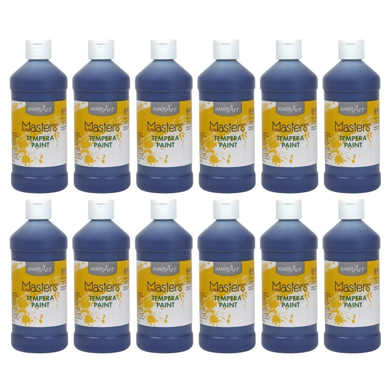 Handy Art® Little Masters® Tempera Paint, Violet, 16 oz., Pack of 12