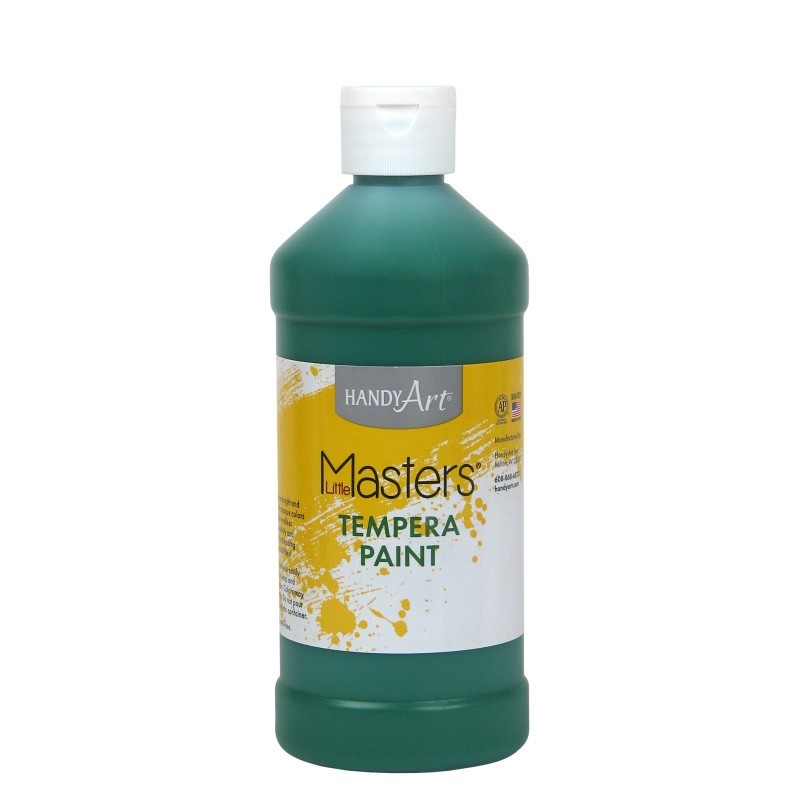 Handy Art® Little Masters® Tempera Paint, Green, 16 oz.