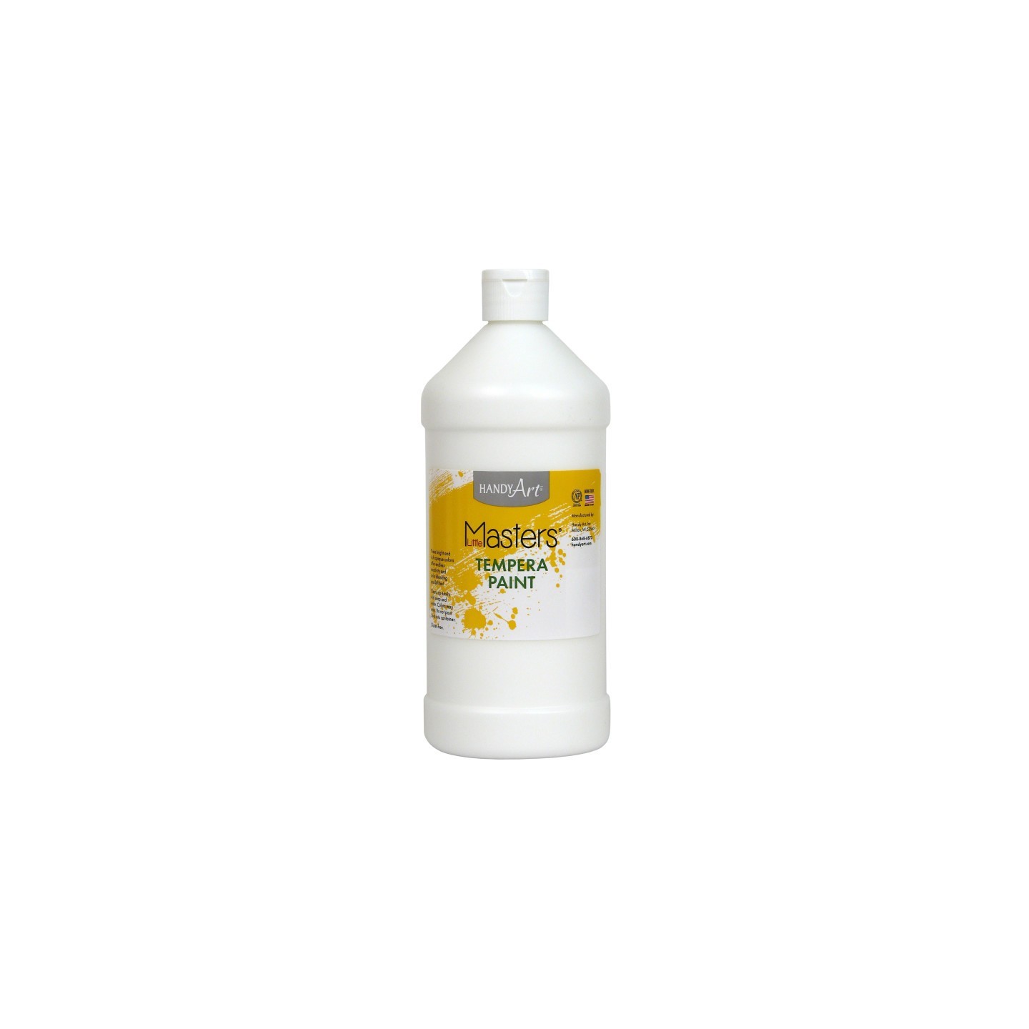 Handy Art® Little Masters® Tempera Paint, White, 32 oz.