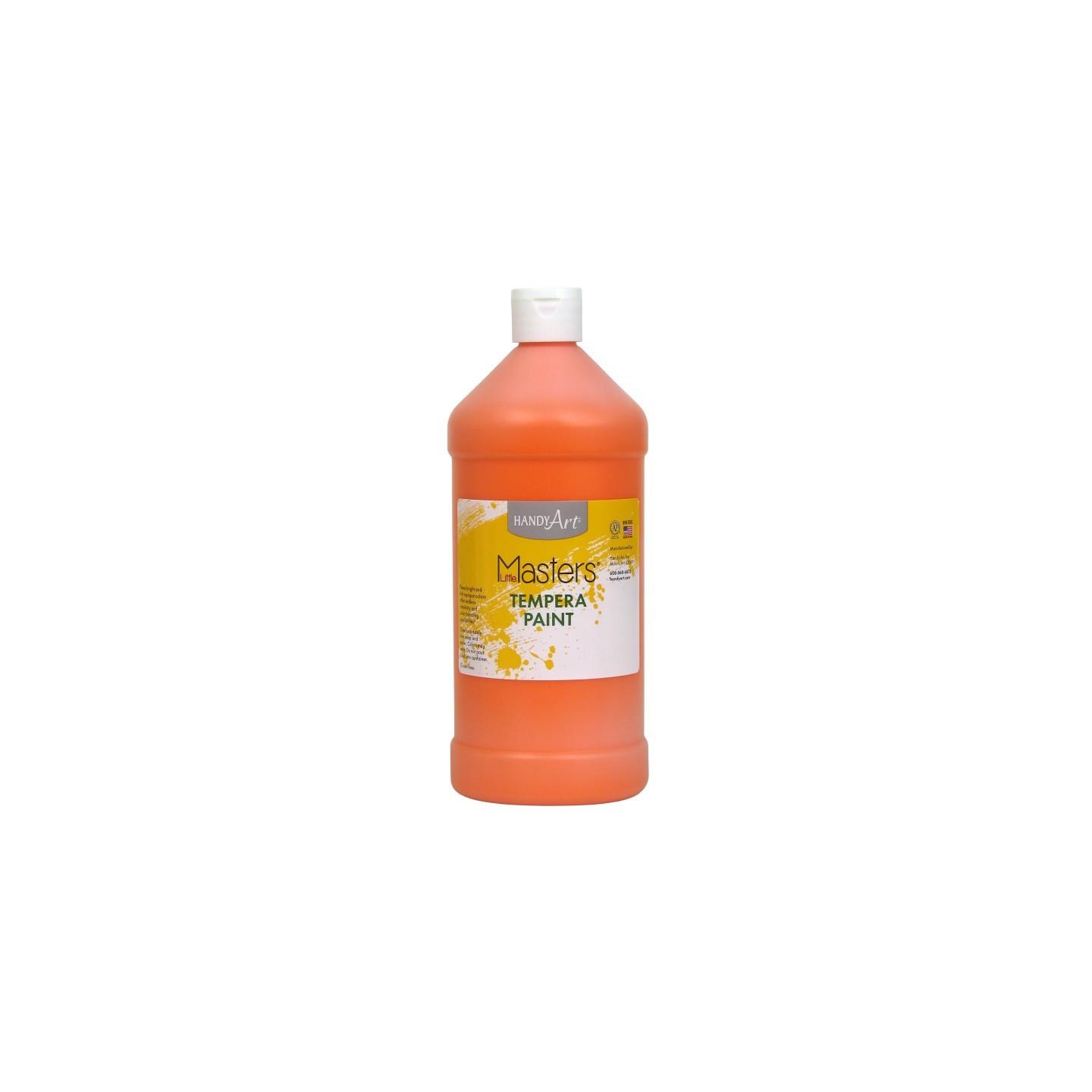 Handy Art® Little Masters® Tempera Paint, Orange, 32 oz.