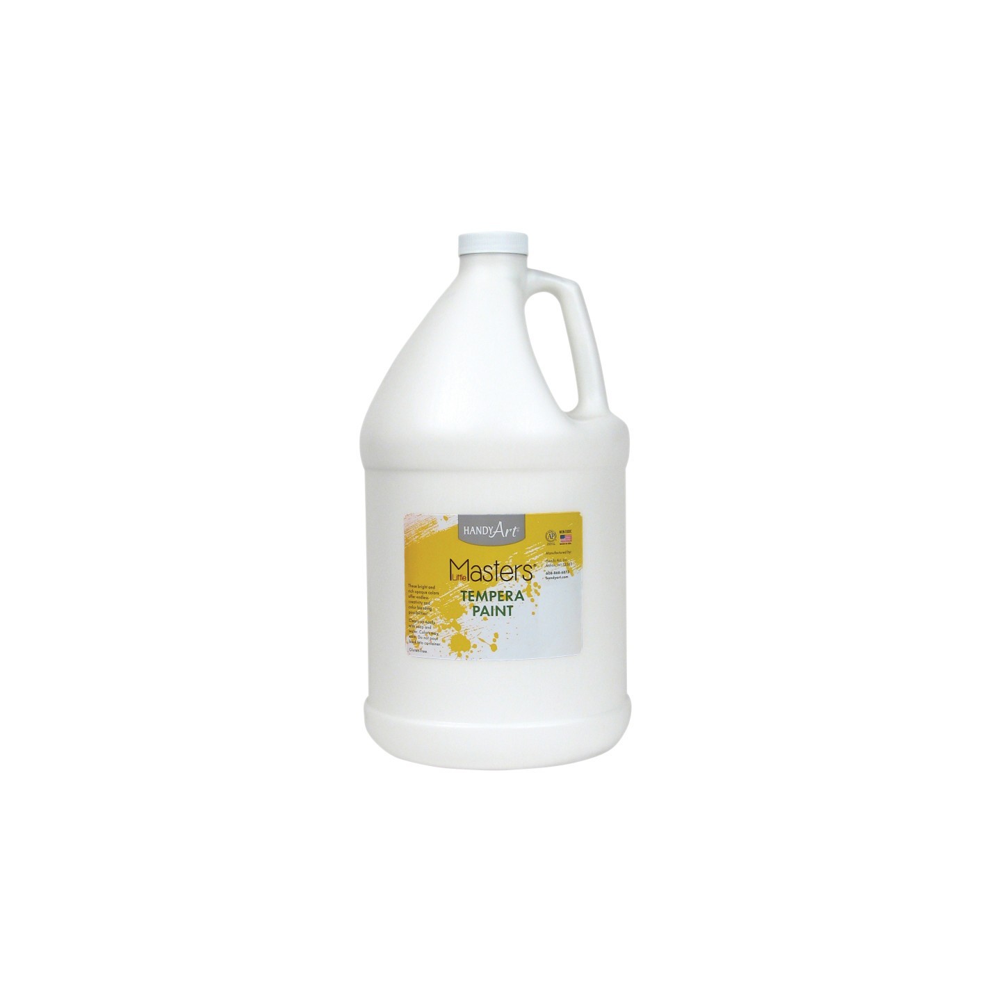 Handy Art® Little Masters® Tempera Paint, White, Gallon