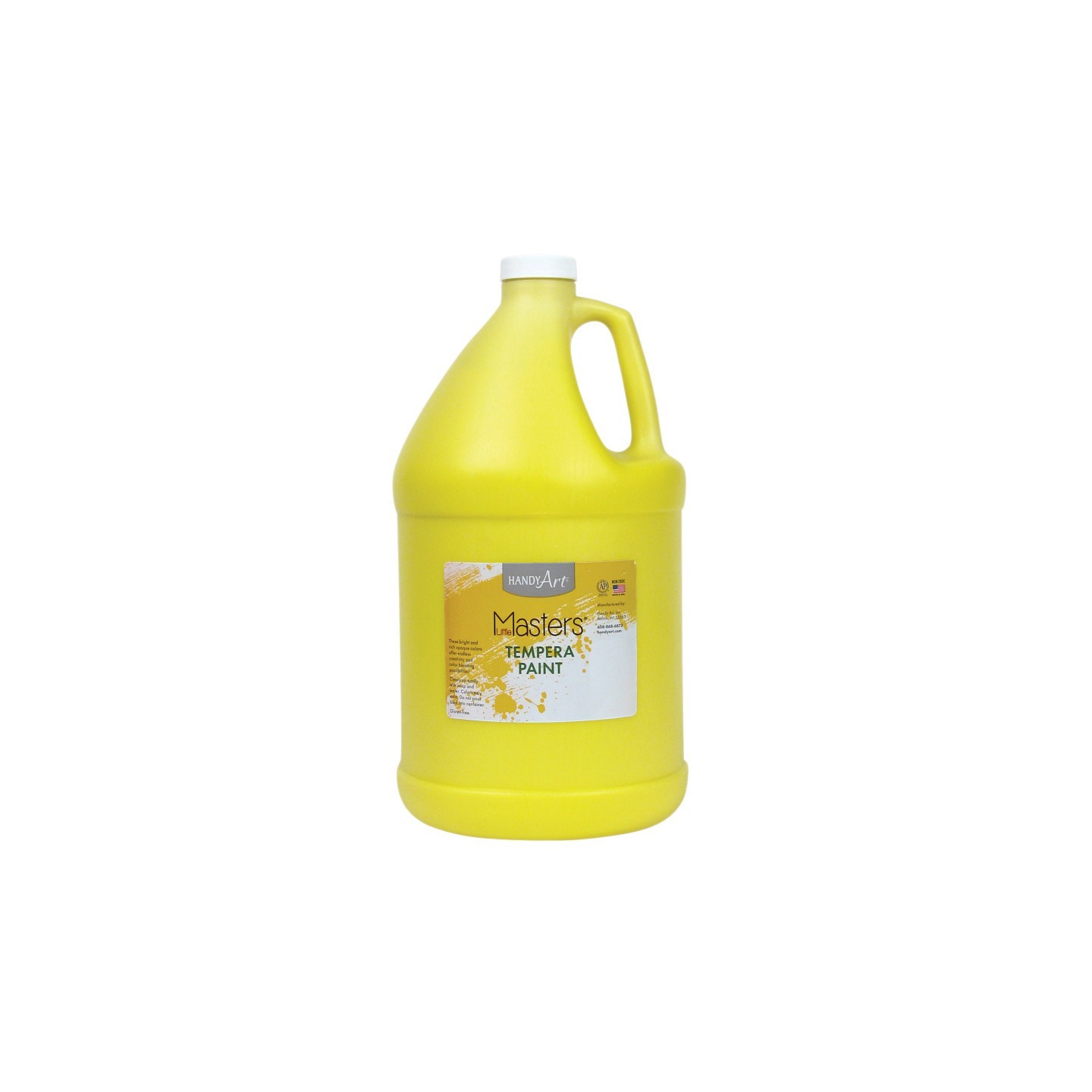 Handy Art® Little Masters® Tempera Paint, Yellow, Gallon