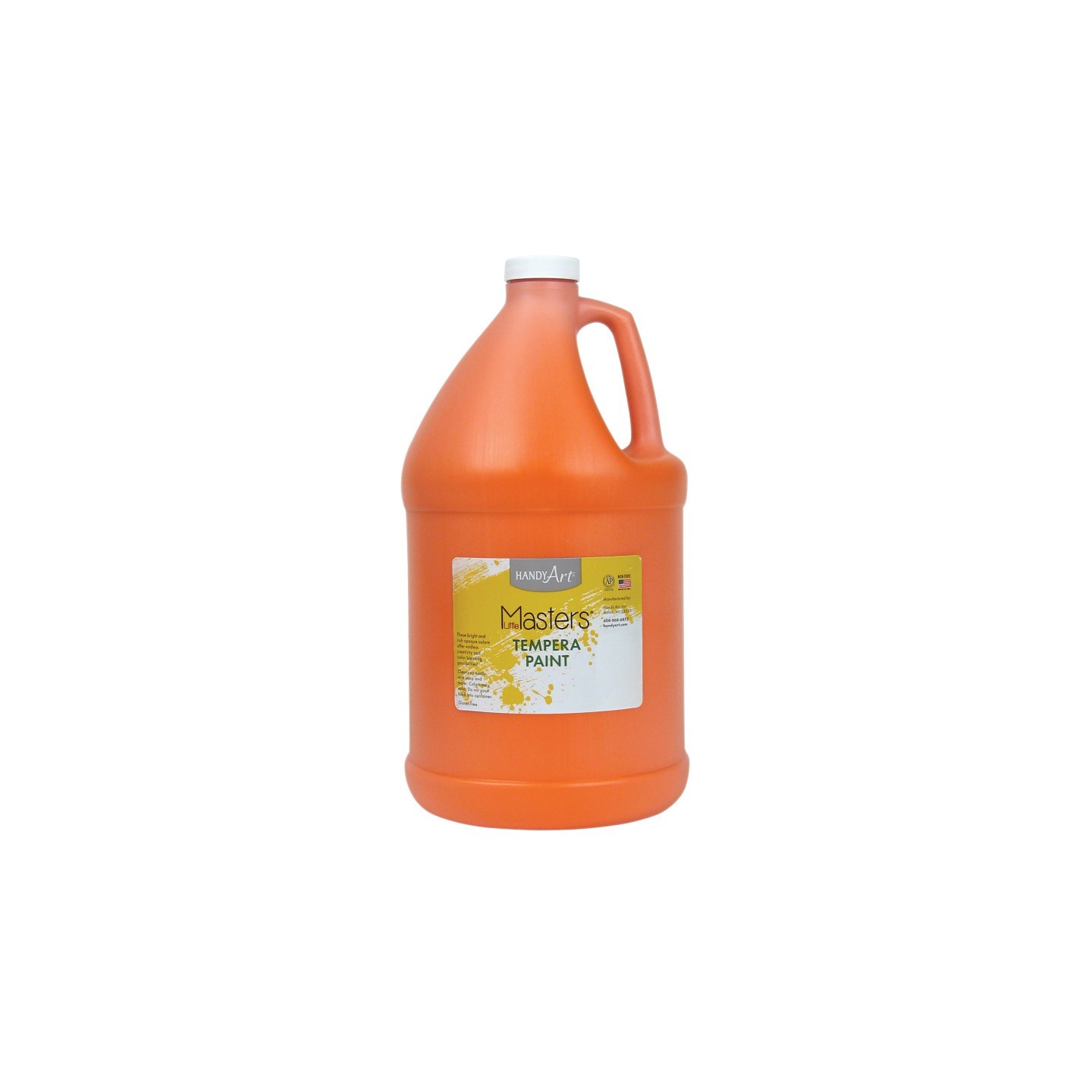 Handy Art® Little Masters® Tempera Paint, Orange, Gallon