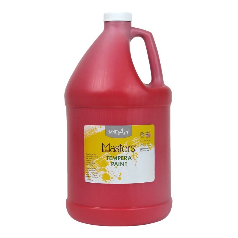 Handy Art® Little Masters® Tempera Paint, Red, Gallon