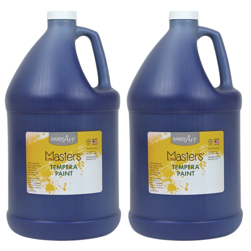 Handy Art® Little Masters® Tempera Paint, Violet, Gallon, Pack of 2