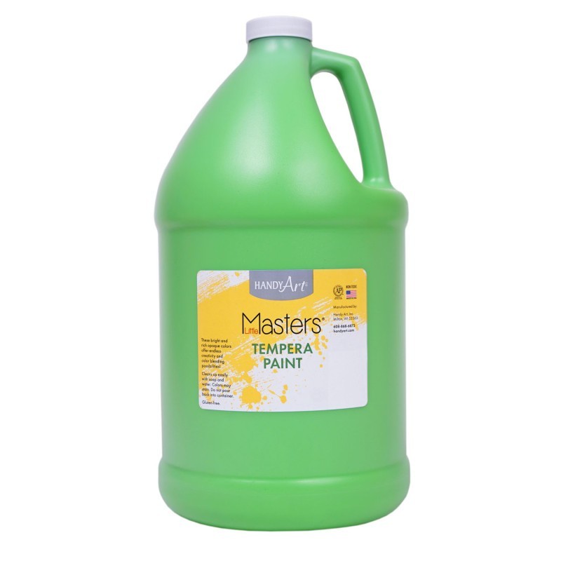 Handy Art® Little Masters® Tempera Paint, Light Green, Gallon