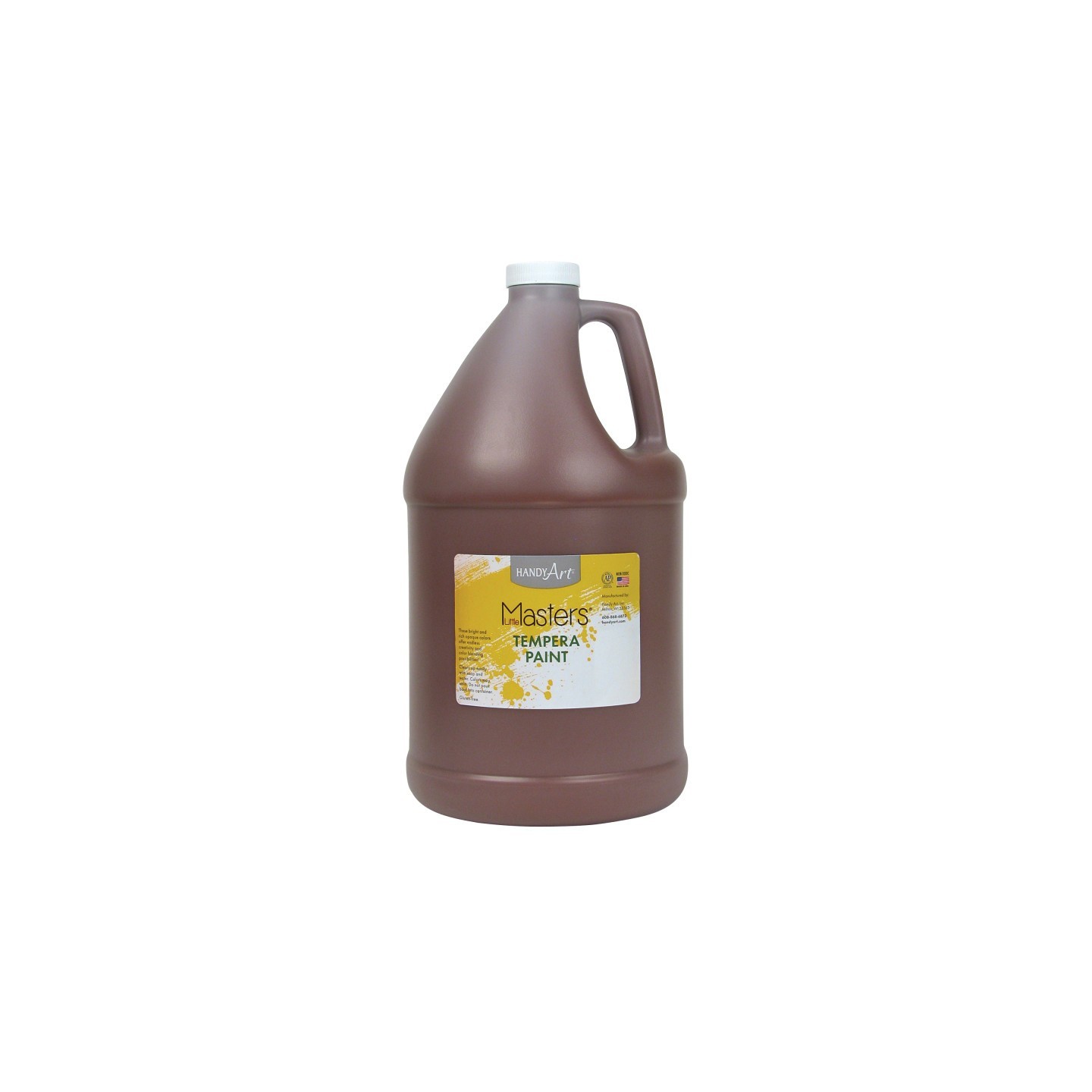 Handy Art® Little Masters® Tempera Paint, Brown, Gallon