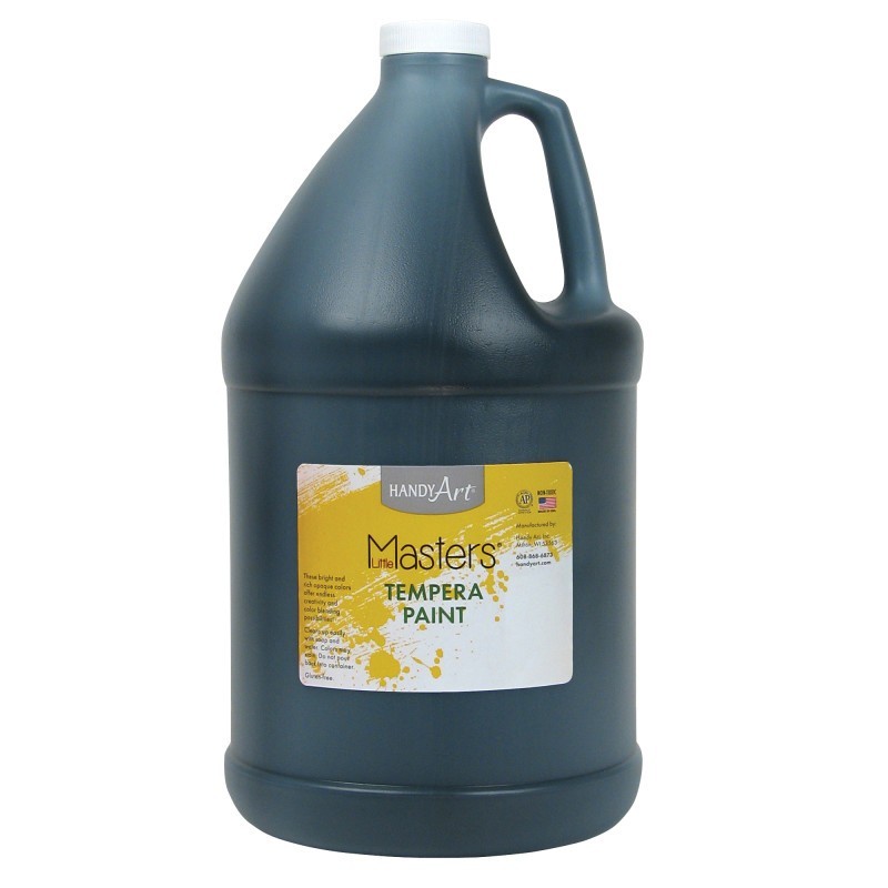 Handy Art® Little Masters® Tempera Paint, Black, Gallon