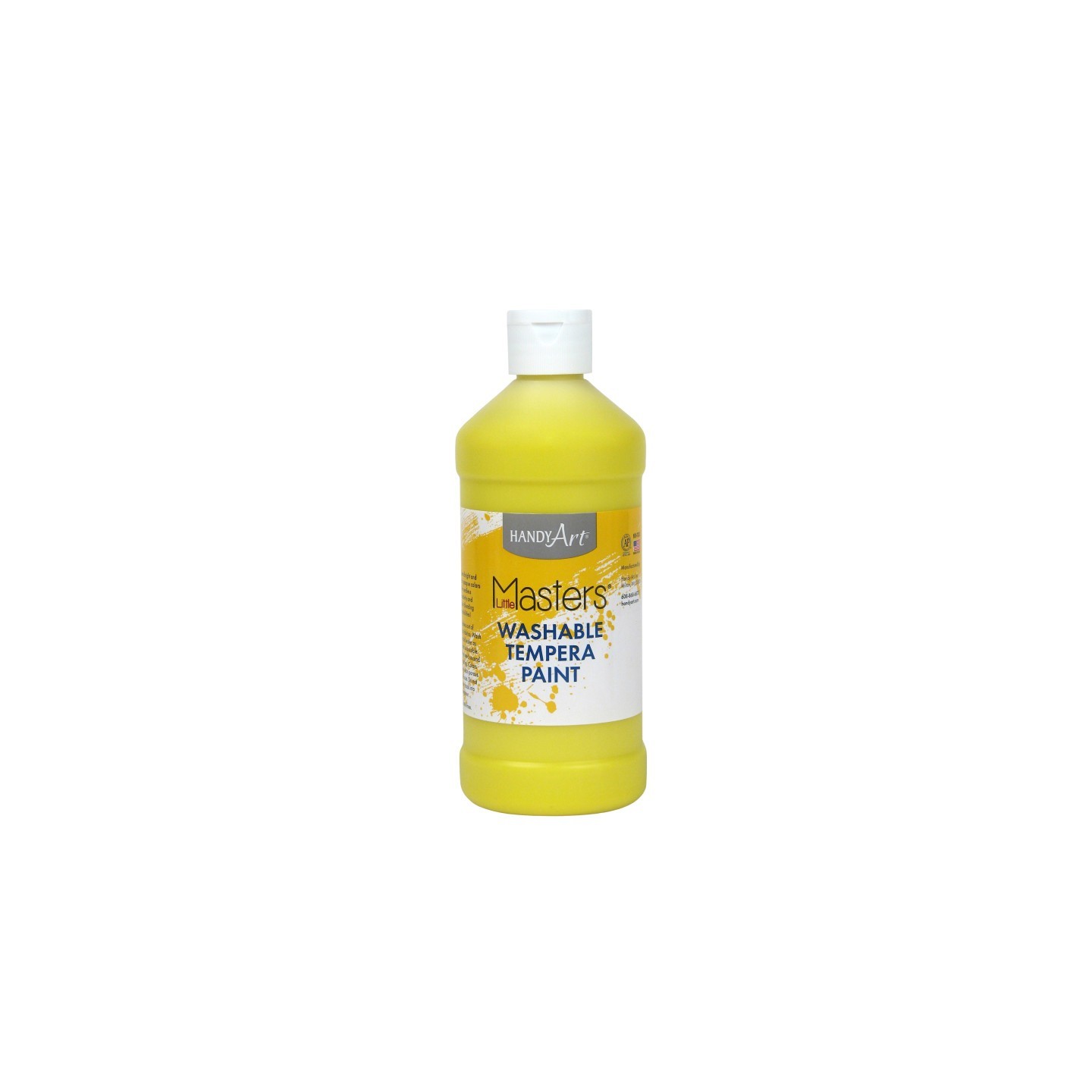 Handy Art® Little Masters® Washable Tempera Paint, Yellow, 16 oz.