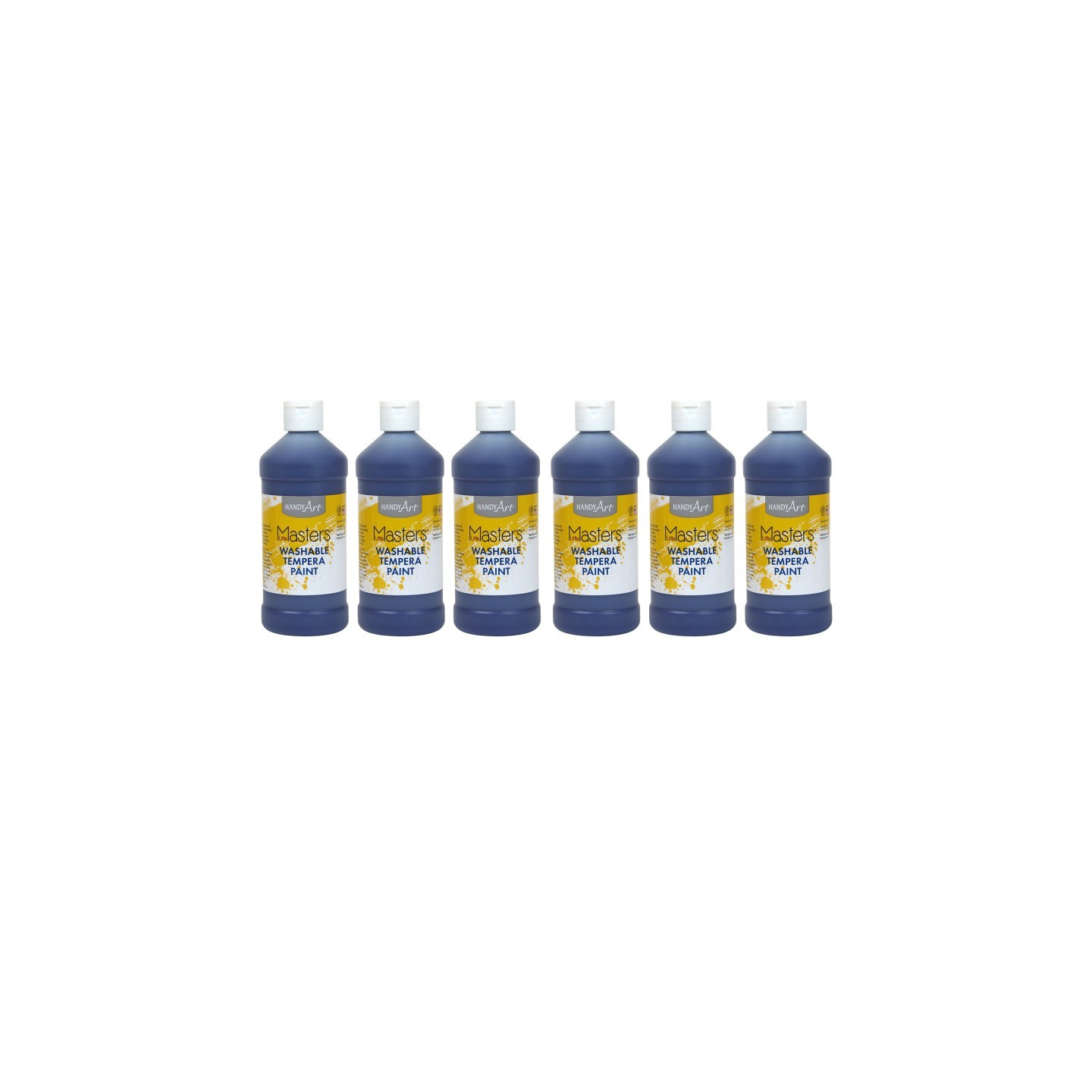Handy Art® Little Masters™ Washable Paint, Violet, 16 oz., Pack of 6