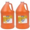 Handy Art® Little Masters® Washable Tempera Paint, Orange, Gallon, Pack of 2