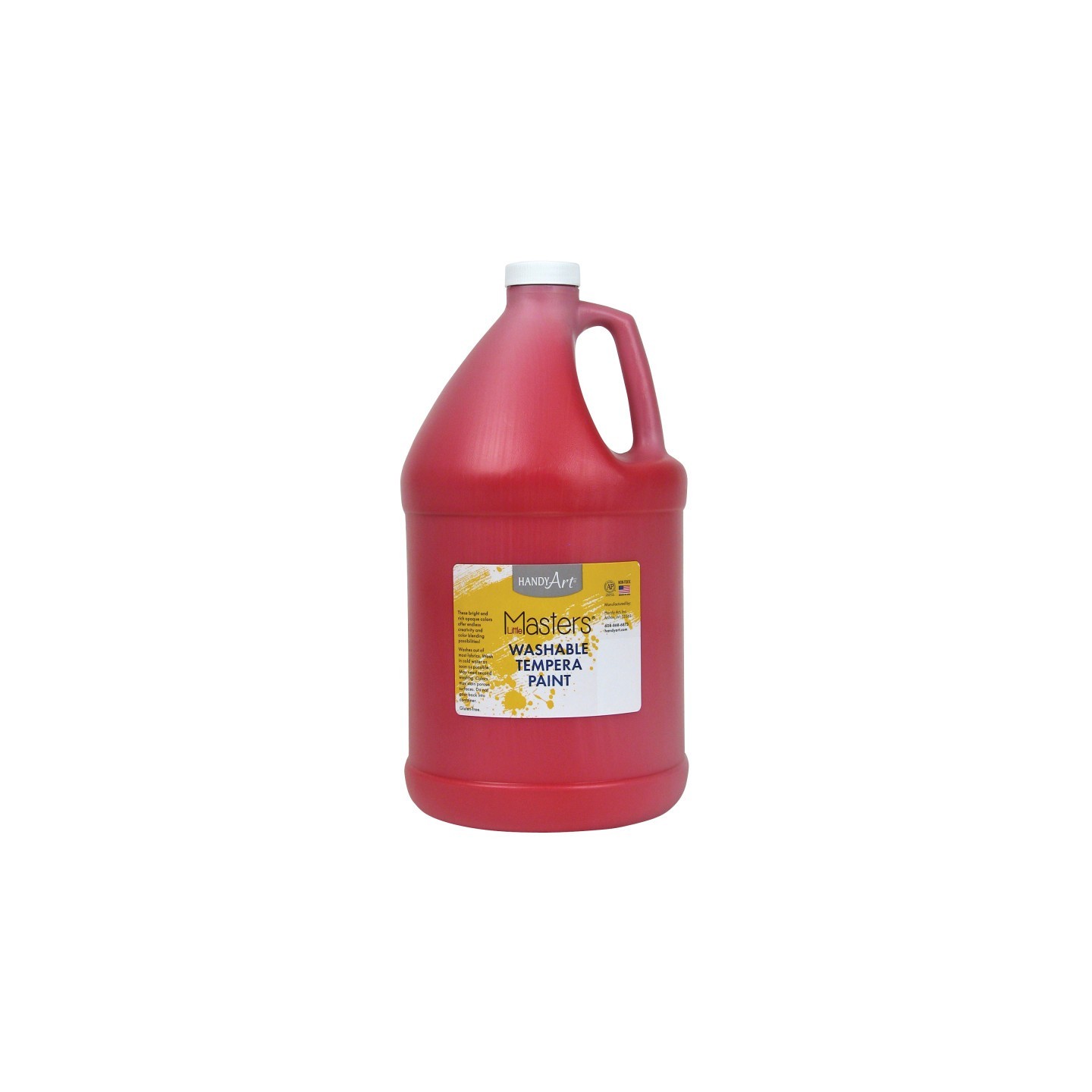 Handy Art® Little Masters® Washable Tempera Paint, Red, Gallon