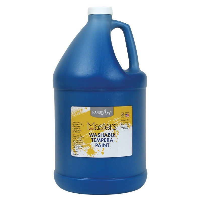 Handy Art® Little Masters® Washable Tempera Paint, Blue, Gallon