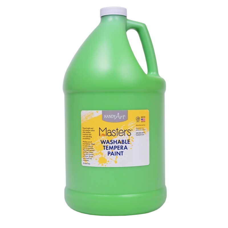 Handy Art® Little Masters® Washable Tempera Paint, Light Green, Gallon
