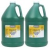 Handy Art® Little Masters® Washable Tempera Paint, Green, Gallon, Pack of 2