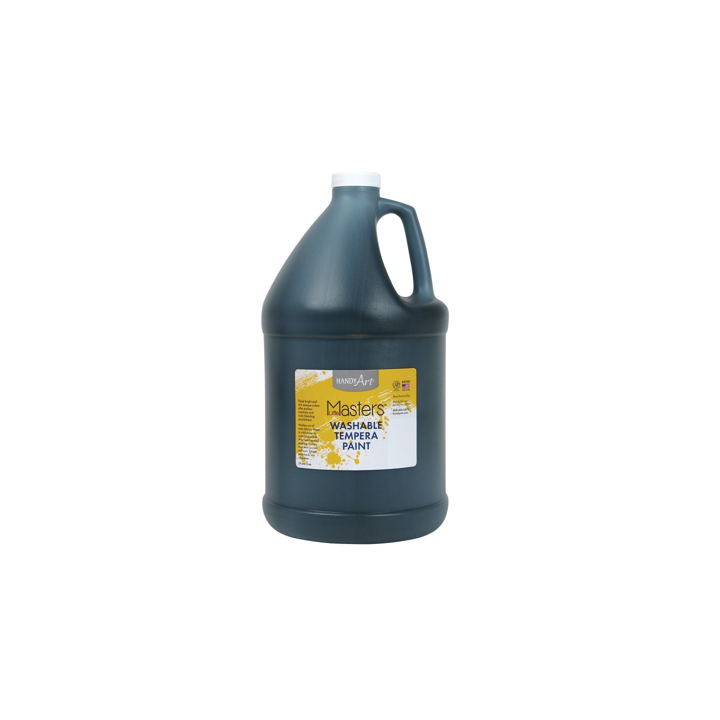 Handy Art® Little Masters® Washable Tempera Paint, Black, Gallon