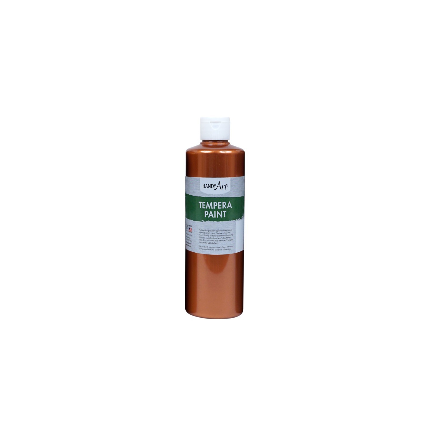 Handy Art® Metallic Tempera Paint, 16 oz., Copper
