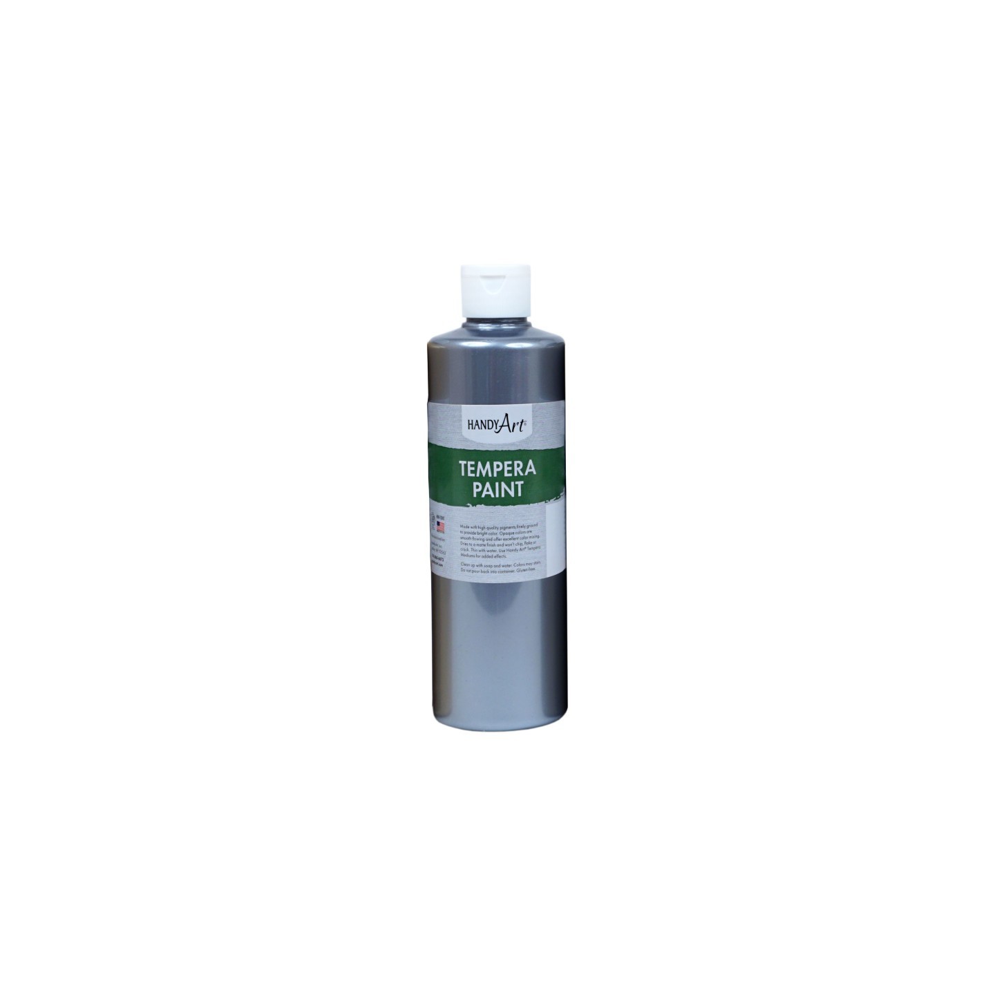 Handy Art® Metallic Tempera Paint, 16 oz., Silver