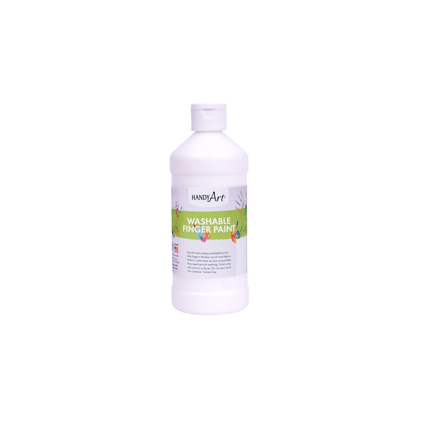 Handy Art® Washable Finger Paint, 16 oz., White