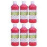 Handy Art® Washable Finger Paint, Red, 16 oz., Pack of 6