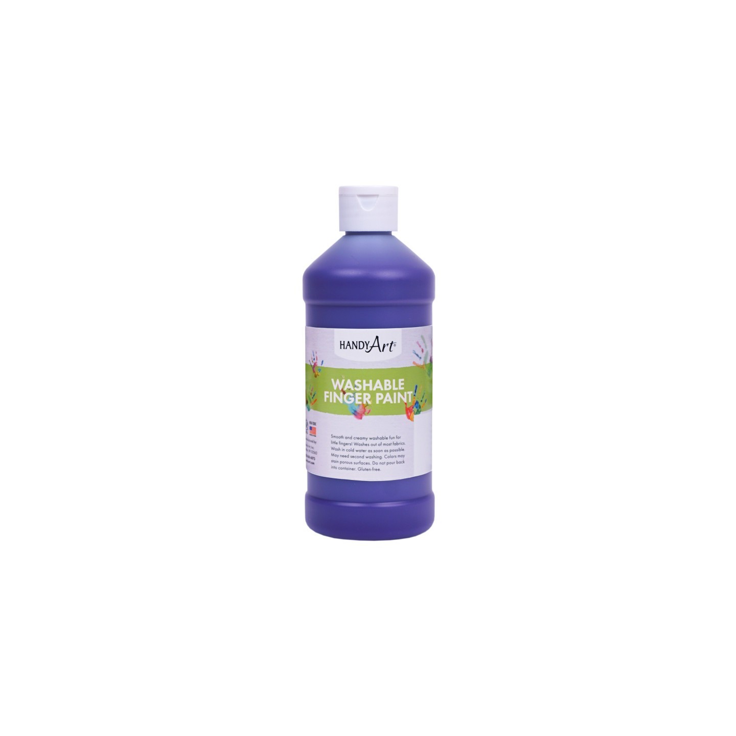 Handy Art® Washable Finger Paint, Violet, 16 oz