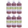 Handy Art® Washable Finger Paint, Brown, 16 oz., Pack of 6