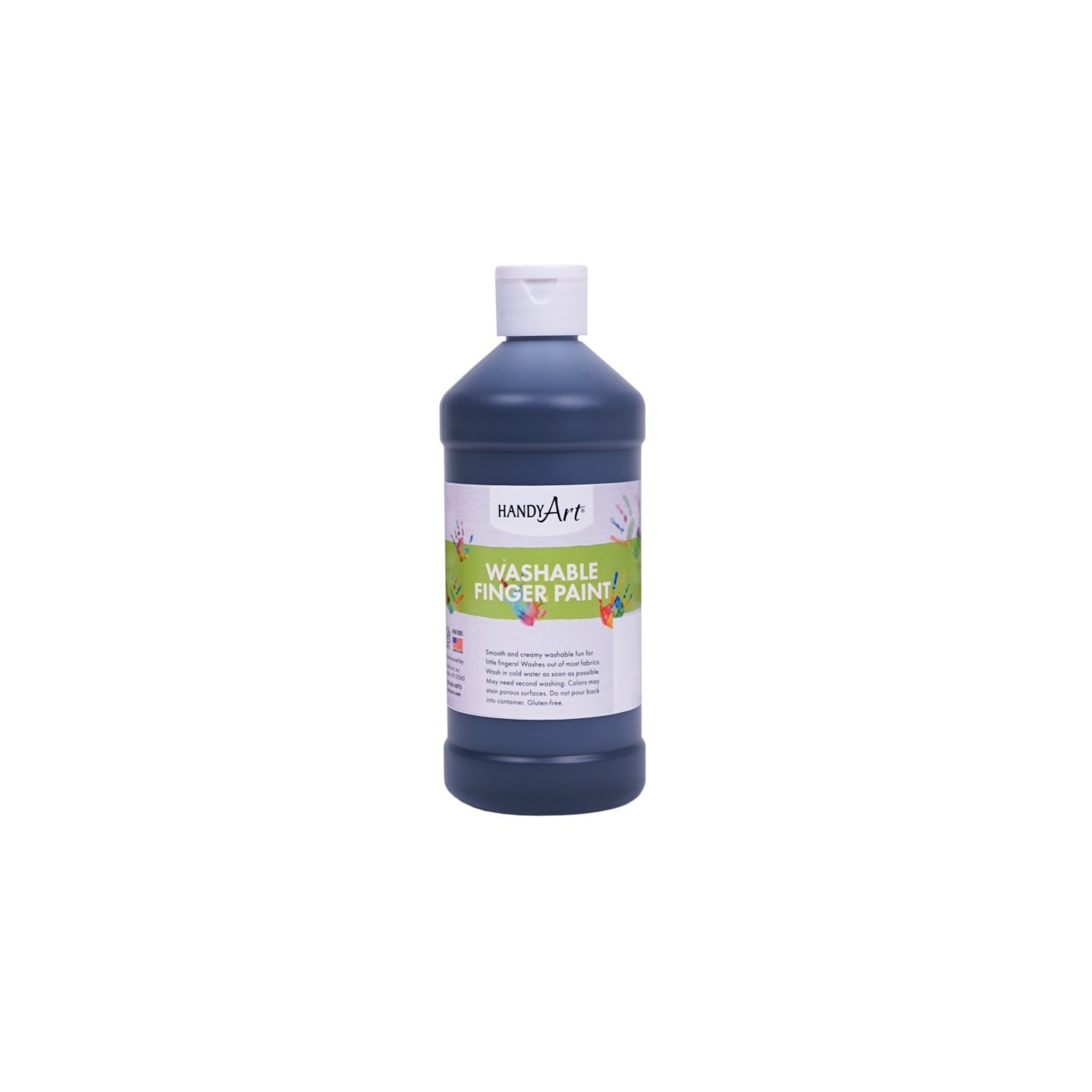 Handy Art® Washable Finger Paint, Black, 16 oz.
