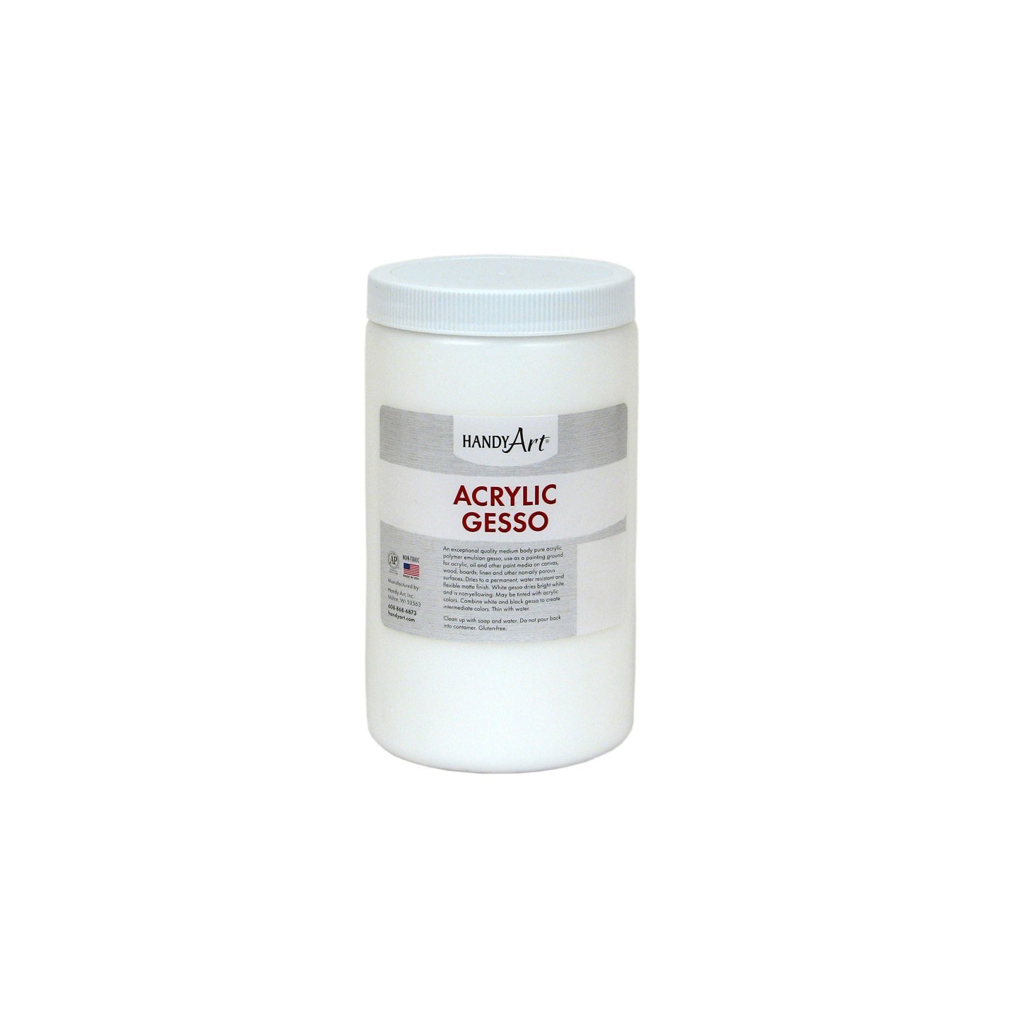 Handy Art® Acrylic Gesso, 32 oz.