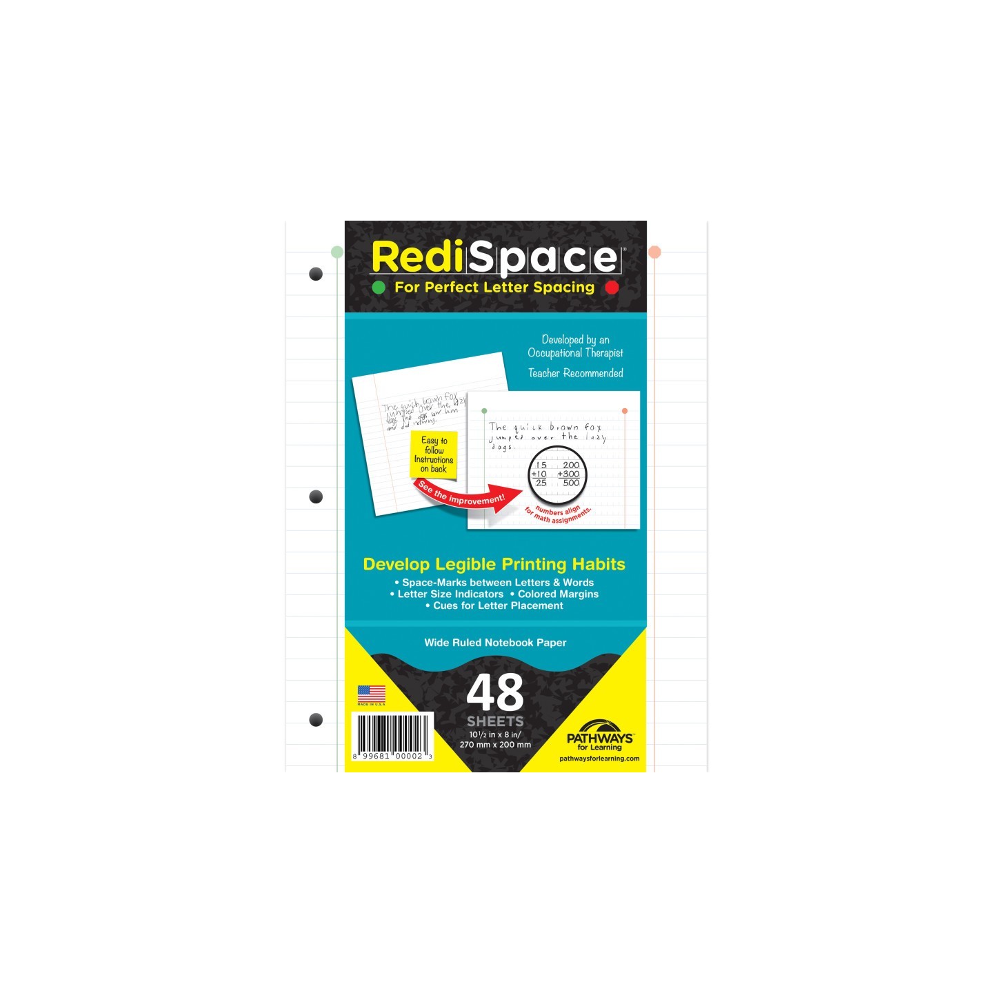 Pathways For Learning RediSpace® Notebook Filler Paper