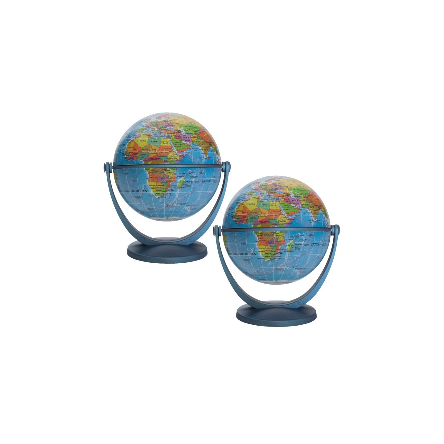Waypoint Geographic Blue Ocean GyroGlobe, 4", Pack of 2