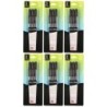 Sakura Gelly Roll Classic Gel Ink Pens, 08 Medium, Black, 3 Per Pack, 6 Packs
