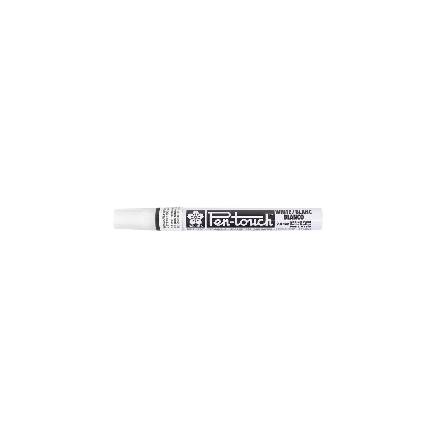 Sakura Pen-Touch Markers, 2.0mm Medium, White