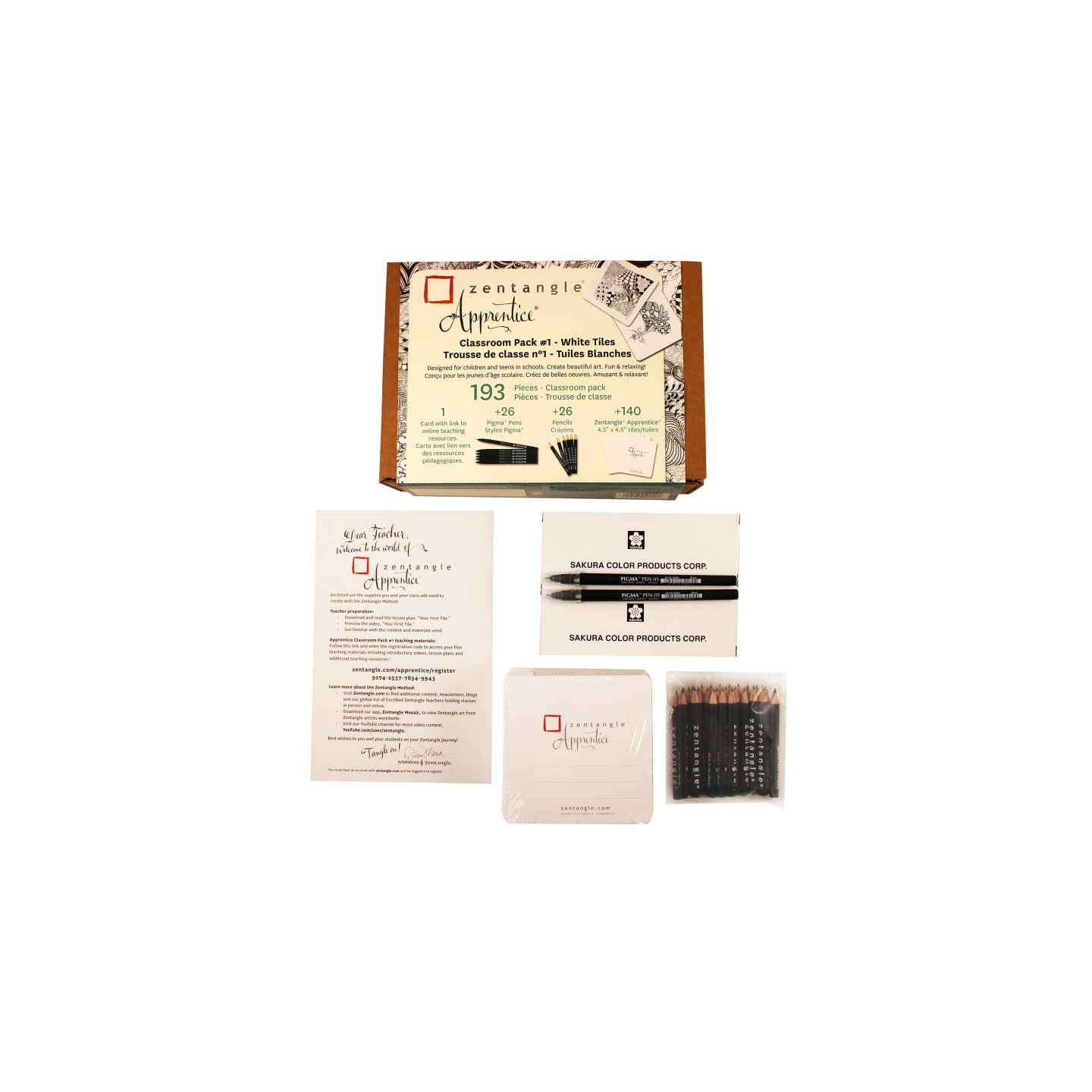 Sakura Zentangle Apprentice Classroom Pack