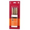 Sakura Pigma Micron Pens, Size 03 Fine Point, Black, 3-Pack, Blister Pack