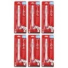 Sakura SumoGrip Comfort Grip Mechanical Pencil, 0.9mm, Clear, Blister Card, Pack of 6