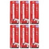 Sakura SumoGrip Comfort Grip Mechanical Pencil, 0.5mm, White, Blister Card, Pack of 6