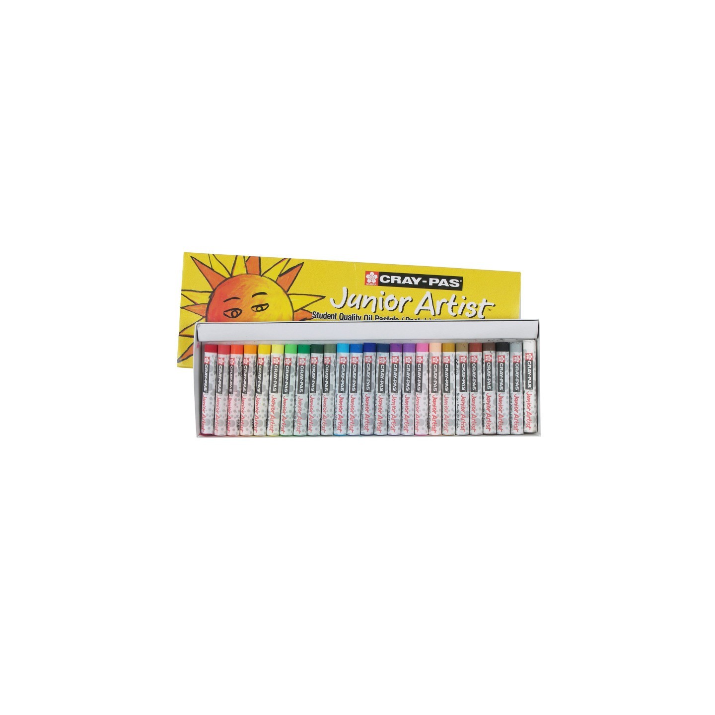 Sakura Cray-Pas Junior Artist Oil Pastels, Assorted Colors, 25-Piece Set