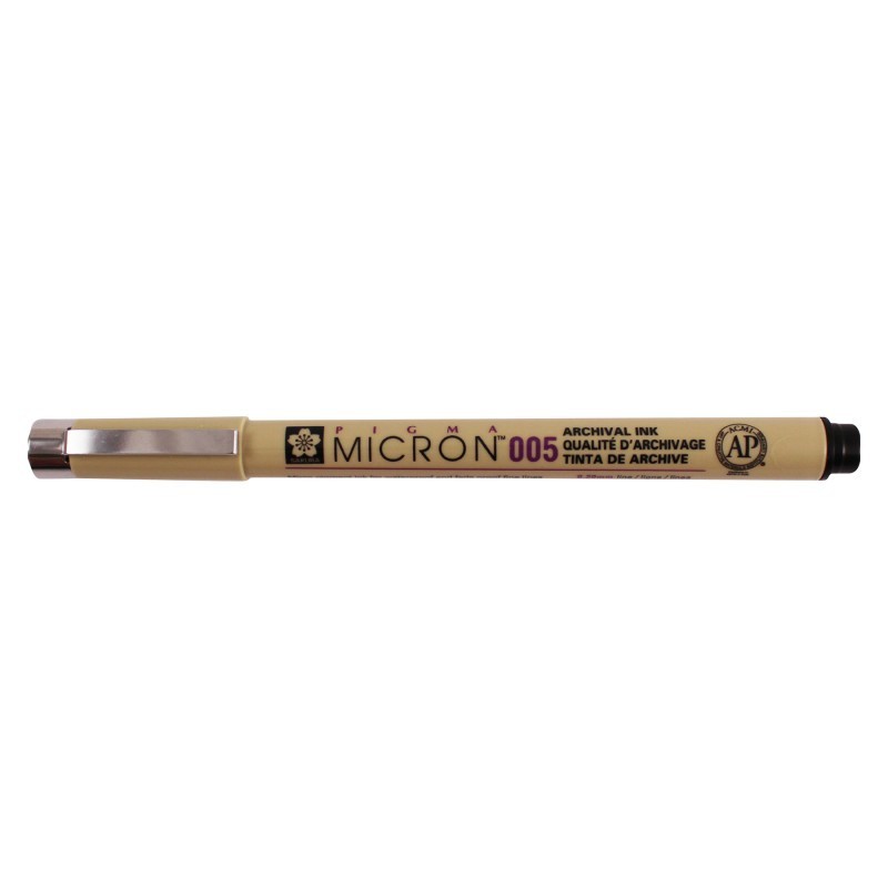 Sakura Pigma Micron Pen, Black, 0.20mm Size 005