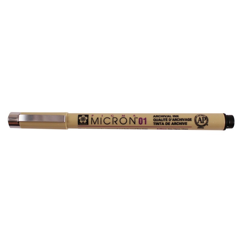 Sakura Pigma Micron Pen, Black, 0.25mm Size 01