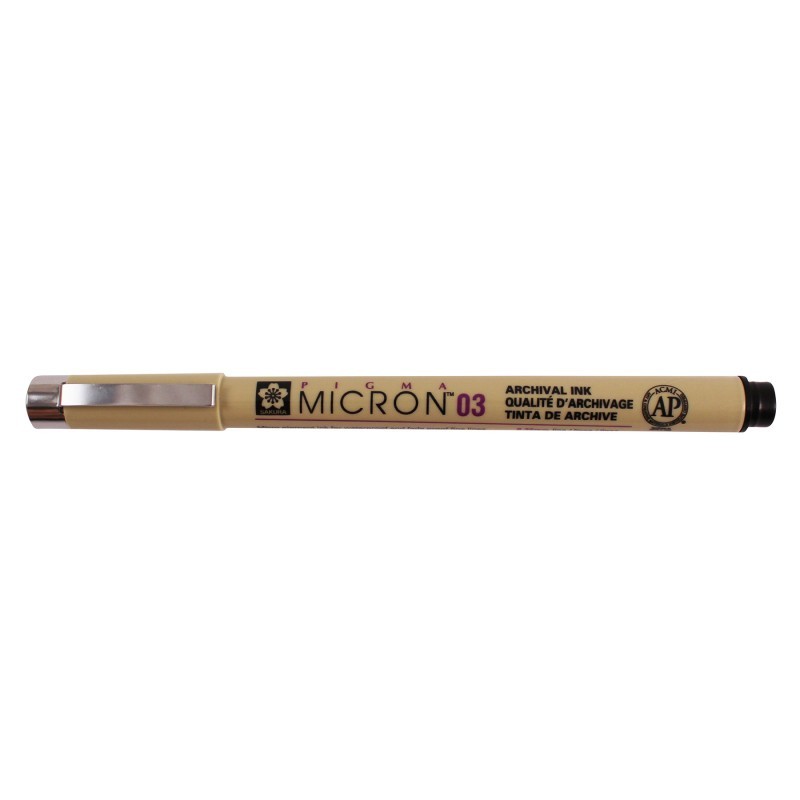 Sakura Pigma Micron Pen, Black, 0.35mm Size 03